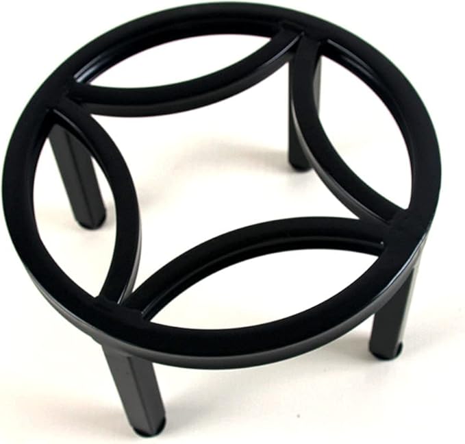 Zhongma Set of 3 Fully Assembled Metal Plant Stand for Heavy Potted Plant for Home Indoor and Outdoor, 220 LBS Capacity & Heavy Duty Construction, Sturdy Plant Riser without Installation Required
