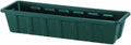 Root & Vessel Poly-Pro Plastic Flower Box Planter, Hunter Green, 24-Inch