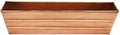 Achla Designs Copper PlatedWindow Flower Box Planter-Small (22" L x 6" W x 5" H)