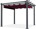SCOCANOPY Replacement Cover Compatible with Home Depot Hampton Bay Pergola # GFM00467F,GFM00469A,(Burgundy)