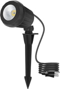 Spotlight Outdoor – 120V Plug-in, 2700K Warm White LED Landscape Spot Lights with RGB 3 Lenses for Yard, Garden, Lawn&Tree Decor, IP67 Waterproof, Perfect for Holidays&Everyday (1 Pack, Black)