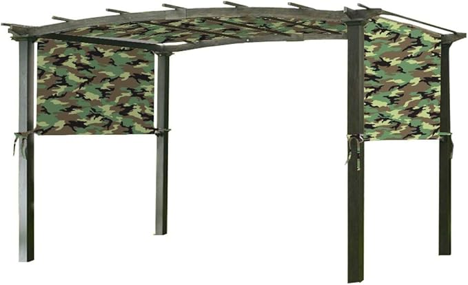 Garden Winds Universal Pergola Replacement Canopy - Standard 350 - Camo Green