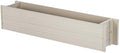 New Age Garden ECOFLEX 36" Window Box Planter, Moisture Resistant Outdoor Flower Box for Windows, Railings, or Fences, Weather Resistant Composite, No Tools Needed