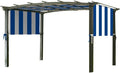 Garden Winds Universal Pergola Replacement Canopy - Standard 350 - Cabana Blue
