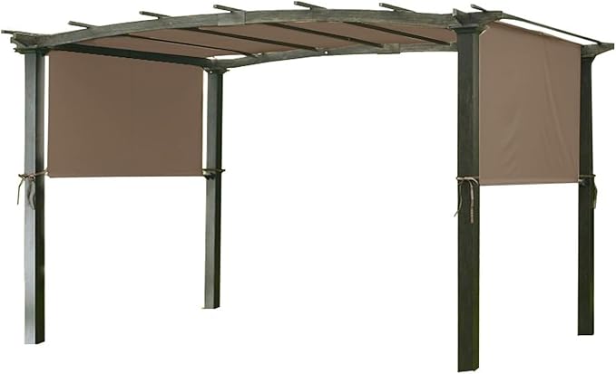 Garden Winds Universal Pergola Replacement Canopy Top Cover, Dimensions: 205" L x 81" W - Classic Brown Nutmeg, 350