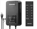 DEWENWILS 300W Low Voltage Landscape Transformer with 2 Zones, 120V AC to 15V DC, Low Voltage Transformer with Remote, Photocell Sensor & Timer, Outdoor Landscape Lighting for Spot Light Steplight