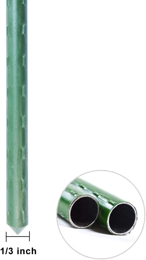 WAENLIR Garden Stakes 30 inch 2.5ft Sturdy Tomato Stakes, Plant Stakes for Outdoor Plants, Plant Support Sticks for Gardening, Pack of 30