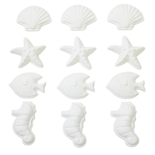 Colorations Decorate Your Own Sea Shapes - Set of 12