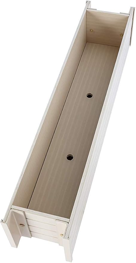 New Age Garden ECOFLEX 36" Window Box Planter, Moisture Resistant Outdoor Flower Box for Windows, Railings, or Fences, Weather Resistant Composite, No Tools Needed