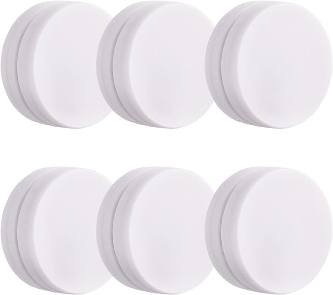 Magnetic Shower Curtain Weights, Rubber Covered Heavy Duty Weights, Prevent Curtain Liner from Blowing Around, Work for Drapery, Tablecloth, Flag, Outdoor Curtain 6 Pairs(Pack of 12)