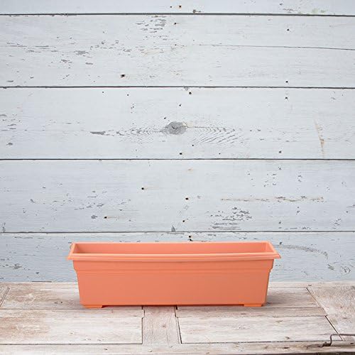 Root & Vessel 16245 Countryside Flower Box, 24-Inch, Terracotta