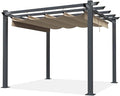 SCOCANOPY Replacement Cover Compatible with Home Depot Hampton Bay Pergola # GFM00467F,GFM00469A,(Khaki)