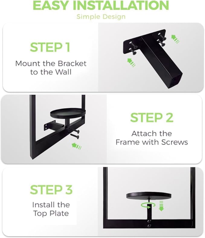 2 Pack Plant Stand Indoor Outdoor Hanging Planters for Indoor Plants Wall Plant Holder for Indoor Plants Plant Frames Wall Decor for Livingroom Bedroom Balcony Patio