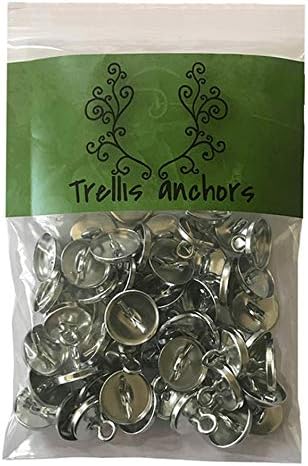 50-Piece Anchors for Trellis, Vine, Wall Climbing Plants, Lighting Strip (50)