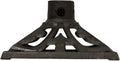 TIKI Cast Iron Torch Stand/Heavy-Duty Freestanding & Weather-Resistant_Torch Base for Patio, Garden, Deck & Backyard/Fits Torch Poles 0.75" to 1.25" – 9" x 9", Black (Pack of 4)