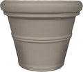 Tusco Products RR135SF Rolled Rim Garden Planter, 13.5-Inch, Safari