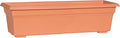 Root & Vessel 16245 Countryside Flower Box, 24-Inch, Terracotta