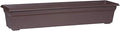 Root & Vessel 16363, Brown, Countryside Flower Box Planter, 36-Inch