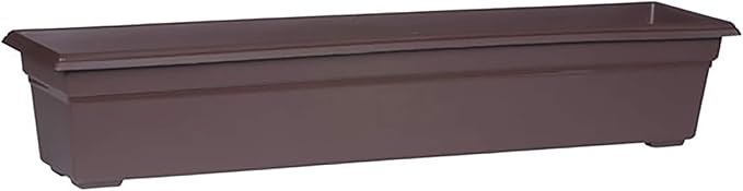 Root & Vessel 16363, Brown, Countryside Flower Box Planter, 36-Inch