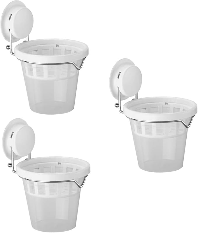Set of 3 Plastic Window Planter with Suction Cup Holder. Large Window Popagation. Clear Self Watering Window Mounted Plant Pots. Window Sill Planters Extender for Indoor Hydroponic Plants