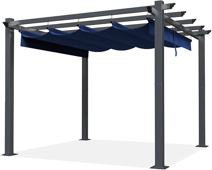 SCOCANOPY Ripstop Replacement Cover Compatible with Home Depot Hampton Bay Pergola # GFM00467F,GFM00469A,(Navy Blue)