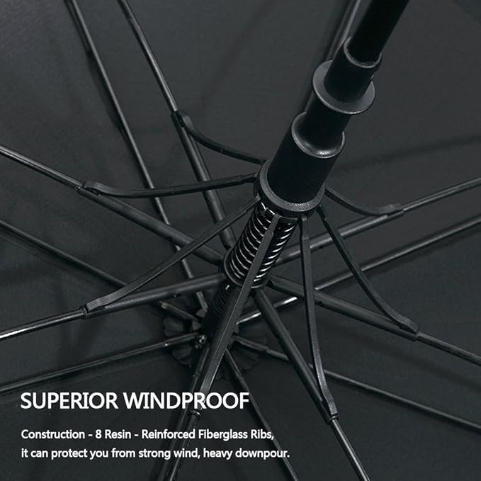 G4Free 47/54/62/68/72 Inch Automatic Open Golf Umbrella Oversize Extra Large Double Canopy Vented Windproof Waterproof Stick Umbrellas
