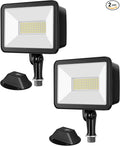 EDISHINE 10000LM LED Flood Light Outdoor,2 Pack 73W Outdoor Security Light, 5000K Daylight White, IP65 Waterproof Flood Lights for Garage, Backyard, Patio, Garden, Porch, Stair