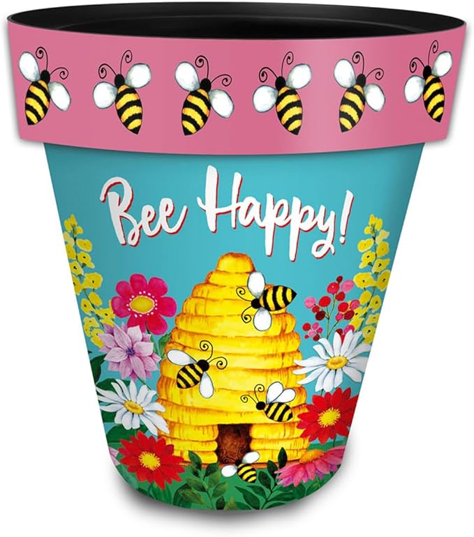 Briarwood Lane Bee Happy Beehive Large Planter