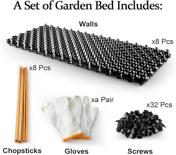 Air Pruning Containers 60 Gallon 2P New Plastic Nursery Pot Fruit Vegetable Garden Grow beds (4 ft Diameter), Black