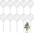10 PCS Large Clear Plastic Watering Globes,Plant Self-Watering Bulbs,Flower Automatic Water Device,Garden Waterer for Plant Indoor Outdoor Plants Flowers