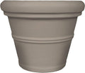 Tusco Products Rolled Rim Garden Planter, 36-inch, Safari
