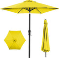 Best Choice Products 10ft Outdoor Table Compatible Steel Polyester Market Patio Umbrella w/Crank and Easy Push Button Tilt