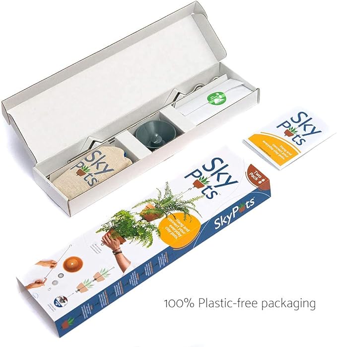 Two Pack, All-New Pot Hanging Kits + Accessories, Indoor/Outdoor, Build Vertical Gardens, Hang Individual Planters
