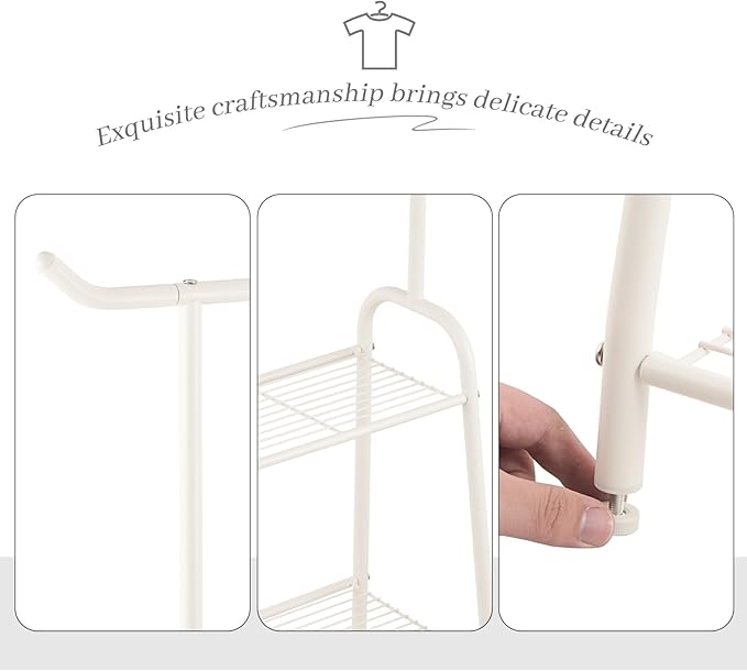 Plant Stand Indoor Outdoor,Metal Plant Stands for Multiple Plants,3 Tier Tall Hanging Plant Shelf,Large Heavy Duty Flower Holder Ladder Plant for Living Room, Patio, Balcony (White)