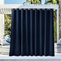 NICETOWN Outdoor Curtainch for Patio Waterproof 140 inch Wide, Rustproof Grommet Thermal Insulated UV Blocking Cabana Curtainch & Drape, Privacy Safe Shade for Gazebo, Sage Green, 1 PC, 95-Inch Long