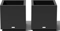 Veradek Block Series Cube Plastic Planter - Large Square Planter for Indoor or Outdoor Patio/Garden | Durable All-Weather Use with Drainage Holes | Modern Décor for Tall Plants, Trees, Flowers