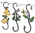 Heavy Duty S Hooks, Large Plant Hangers Outdoor, Metal Decorative Plant Hooks for Hanging Garden Planters, Flower Baskets, Pots, Bird Feeders