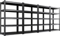Set of 4 71"H-35"W Garage Shelving-2050LBS 5 Tier Storage Shelves,Adjustable Heavy Duty Metal Shelving Unit and Storage Large Rack,Utility Steel Shelf For Shop Warehouse Industrial Pantry 71"x35"x16"