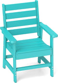 GREENVINES Outdoor Dining Chair | HDPE | Patio Chairs | All-Weather | Aqua