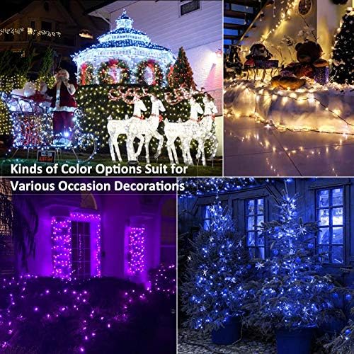 Brizled Color Changing String Lights 98FT 300 LED RGB Christmas Lights Dimmable Multifunctional Christmas Light with Remote for Indoor Outdoor St Patrick's Day Easter Halloween Xmas Tree Holiday Party