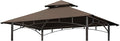 Eurmax USA High Performance Grill Gazebo Canopy Replacement Cover 5x8 (Brown)
