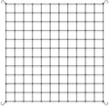 AC Infinity Grow Tent Trellis Netting 4x4', Heavy-Duty Elastic Plant Net with Steel Hooks, Flexible Hydroponics Support for Grow Tents, Gardening, and Horticulture