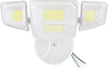 Onforu 90W Flood Lights Outdoor, 10000LM Ultra Bright 4-Head LED Security Light with Switch Control, IP66 Waterproof 6500K Exterior Lights for Yard Garage Patio