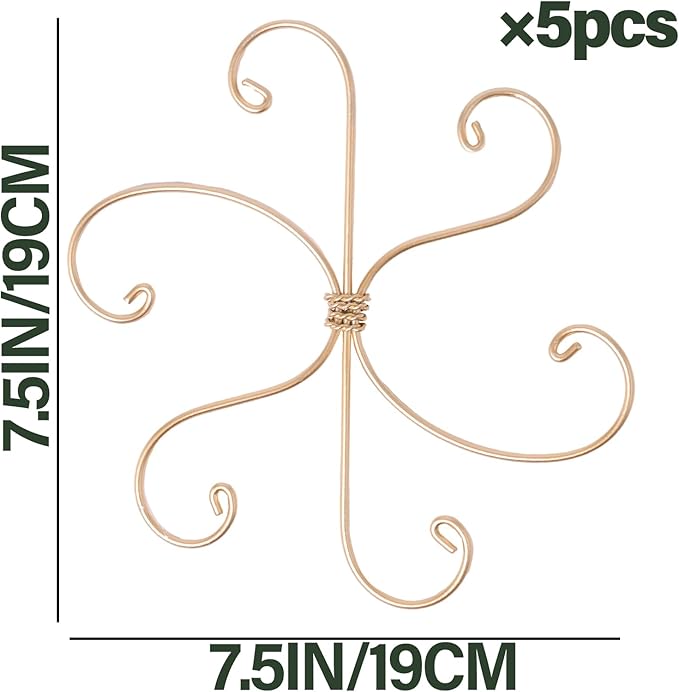 Monstera Plant Stem Support Set of 5 - Durable 7.5in Indoor Stabilizers for Fishbone Cactus - Enhances Growth & Home Decor - Ideal Plant Care Solution