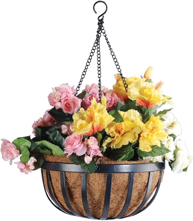 Arcadia Garden Products 1592 Solstice Series Coconut Hanging Basket 16-Inch