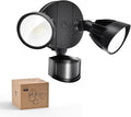 Philips 44W 4200 lm LED Security Light Outdoor w/PIR Motion Sensor, 5000K Daylight Flood Light, Waterproof, Dusk to Dawn, 2 Heads, 4 Modes