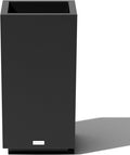 Veradek Block Series Pedestal Planter - Tall Planter for Indoor or Outdoor Front Porch | All-Weather Use with Removable Insert Bucket | Modern Décor for Flowers, Tall Trees, Faux Plants