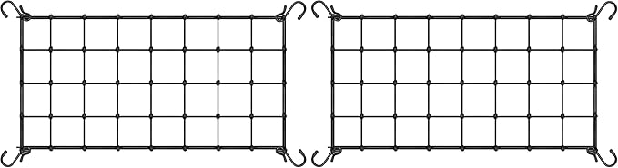 VIVOSUN 2 x 4Ft. Elastic Trellis Netting with 4 Hooks for Climbing Plants, Vegetables, Fruits, and Flowers, 2-Pack