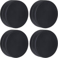 2LB Heavy Duty Outdoor Curtain Weights, Strong Magnetic Gazebo Curtain Weights, Rubber Covered Waterproof Drapery Weight, Prevent Curtain Liner from Blowing Around, Black, 4 Pairs
