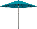 Blissun 9' Outdoor Patio Umbrella, Outdoor Table Umbrella, Yard Umbrella, Market Umbrella with 8 Sturdy Ribs, Push Button Tilt and Crank